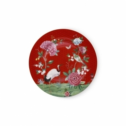 Assiette présentation Blushing Birds Rouge - 32cm