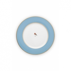 Love Birds Assiette plate Bleu - 26,5cm