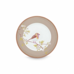 Assiette dessert Early Bird Kaki - 21cm