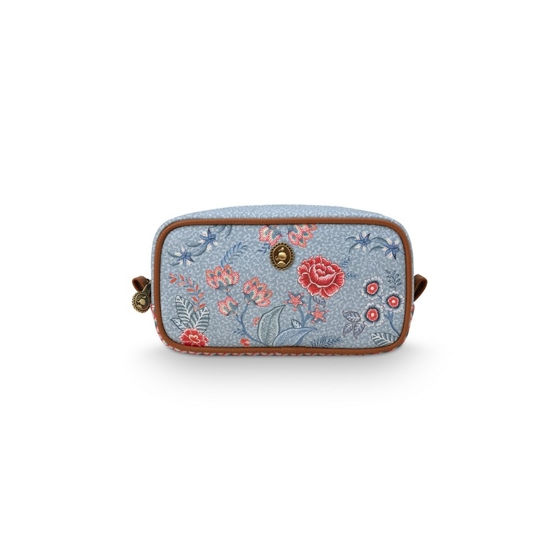 Trousse de toilette - Flower Festival - Bleu - 20x10,5x7,5cm