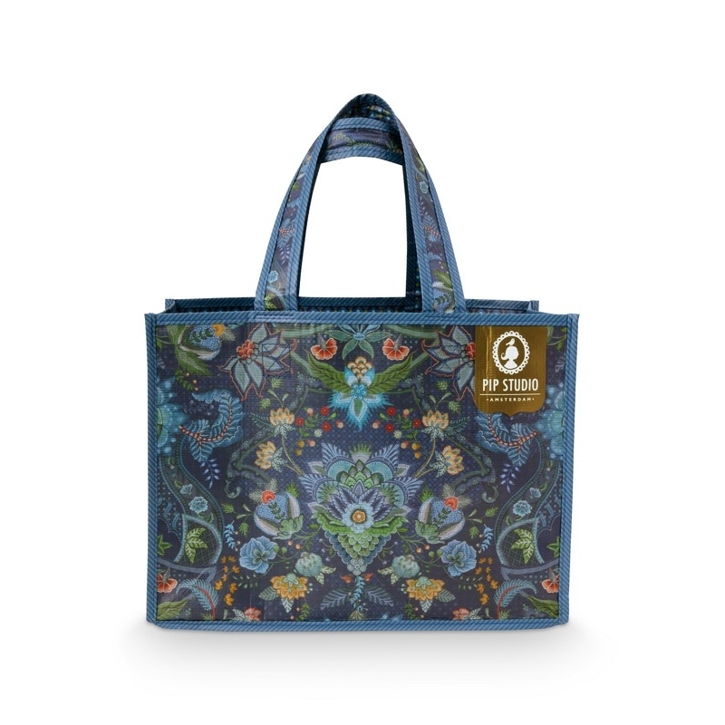 Sac Shopping - Kyoto Festival - Bleu foncé - 38x17x28cm