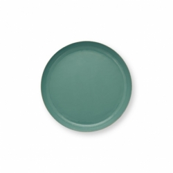 Plateau rond émaillé Vert - 40cm