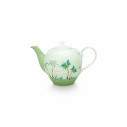 Théière Jolie pois or vert 1,6L