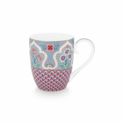 Maxi mug XL Flower Festival Scallop Deco Bleu...