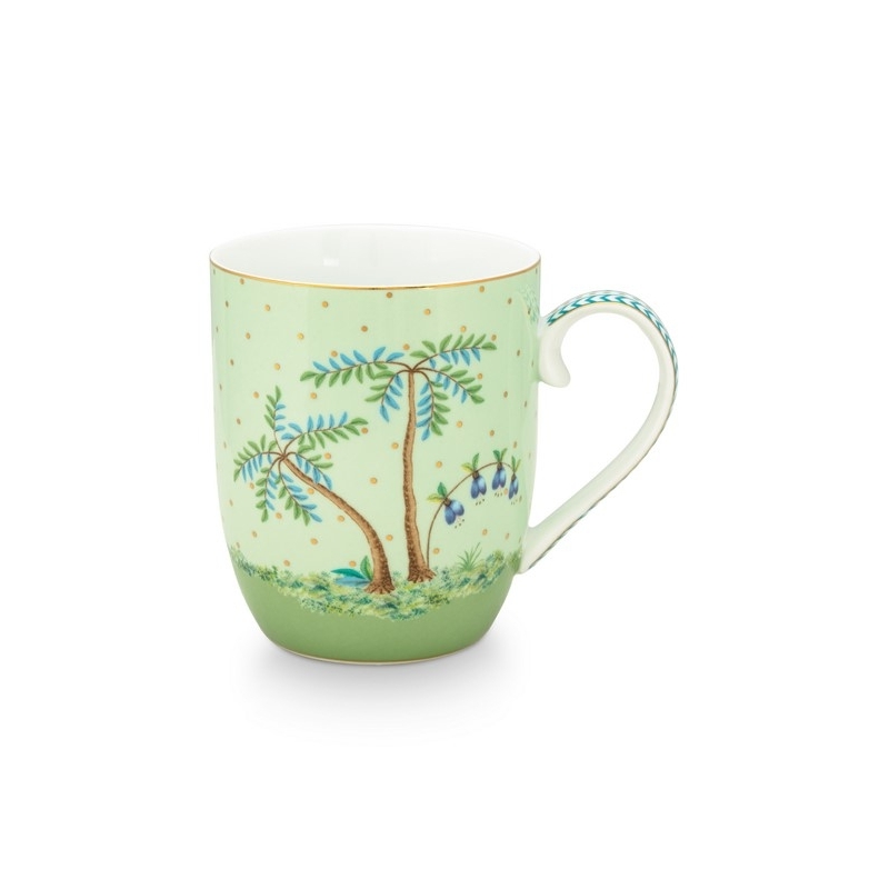 Petit mug Jolie pois vert 145ml