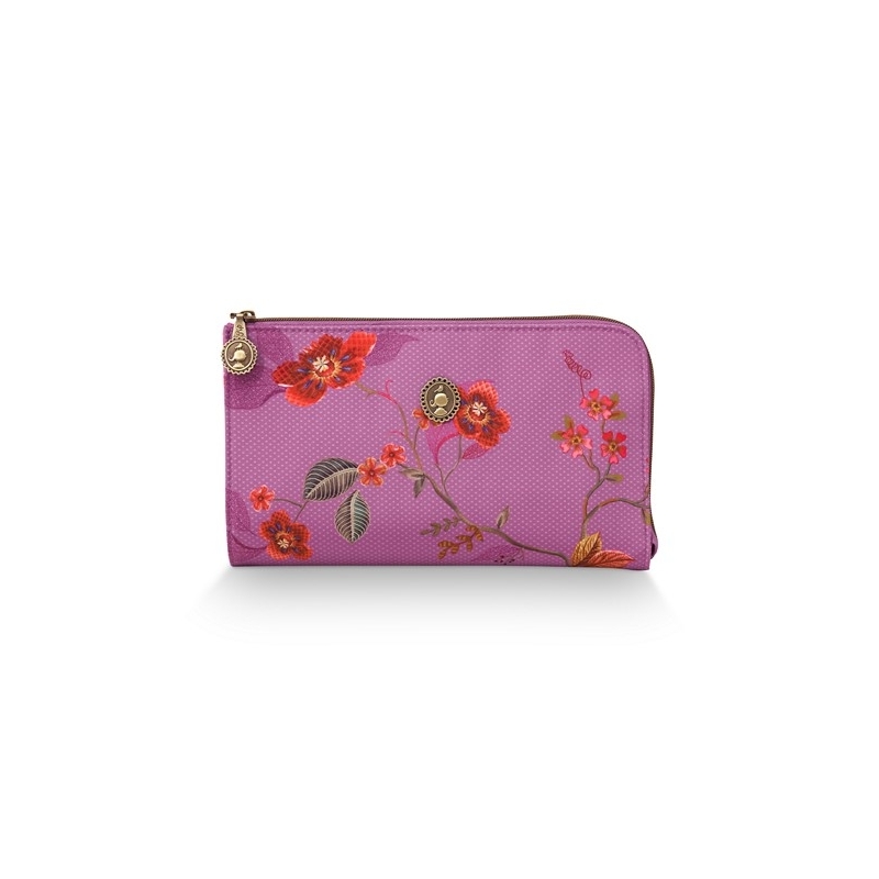 Pochette - Kawai Flower - Fuchsia - 21x12,5cm