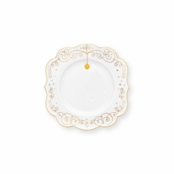 Assiette - Royal Winter White - Blanc / Or - 17cm