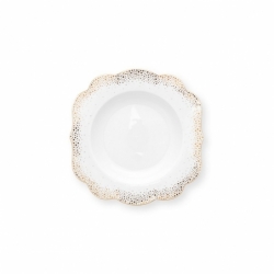 Assiette creuse - Royal Winter White - Blanc /...