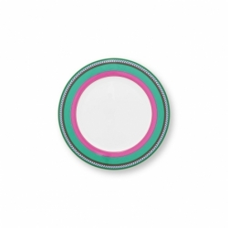 Assiette plate - Pip Chique Stripes - Rose /...