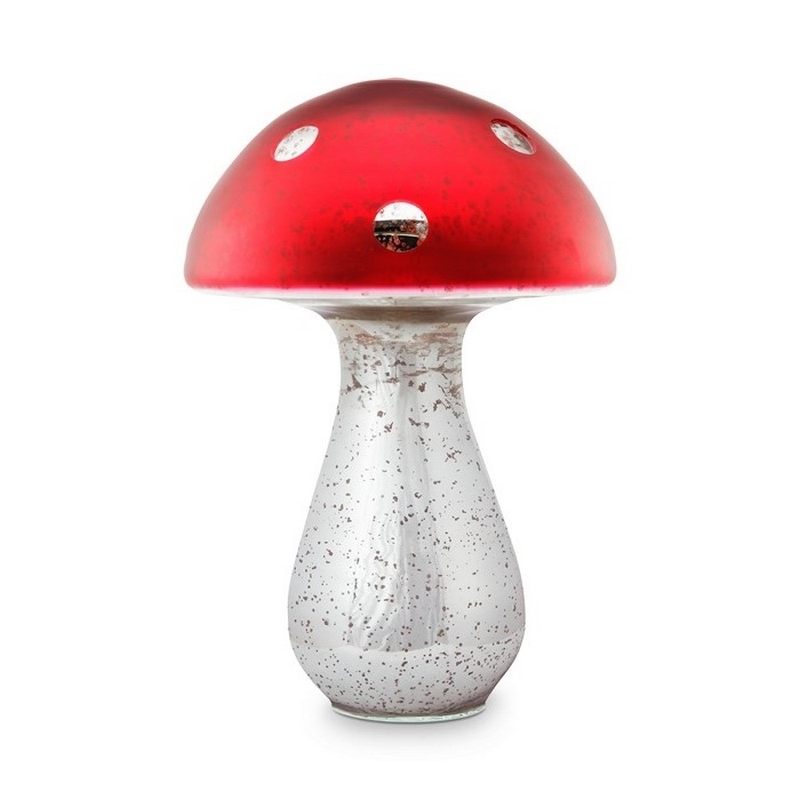 Champignon en verre - 30cm