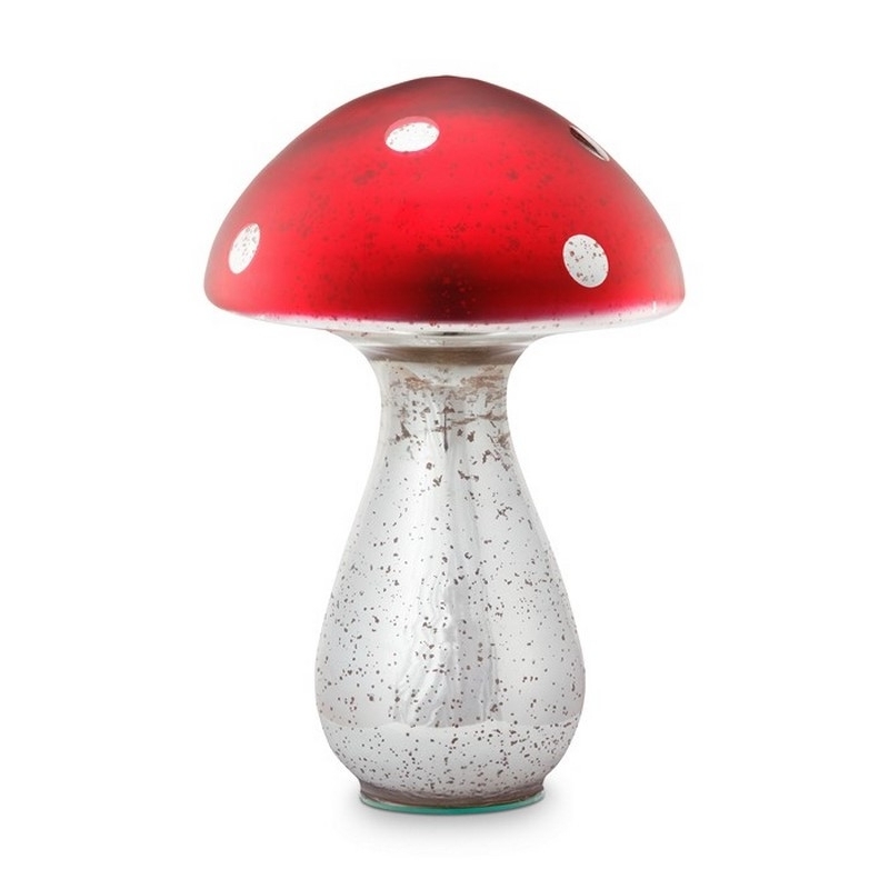 Champignon en verre - 40cm