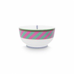 Saladier - Pip Chique Stripes - Rose / Vert -...