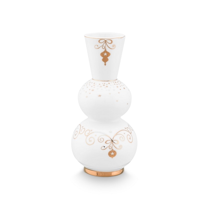 Vase rond Royal Winter White - 15cm