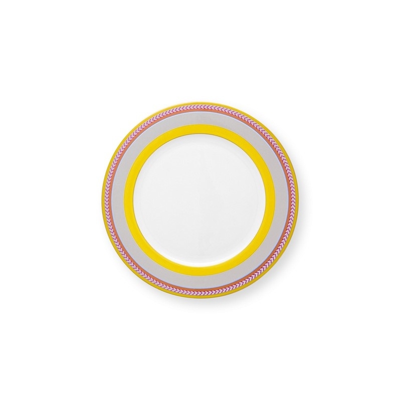 Assiette plate Pip Chique Jaune - 28cm