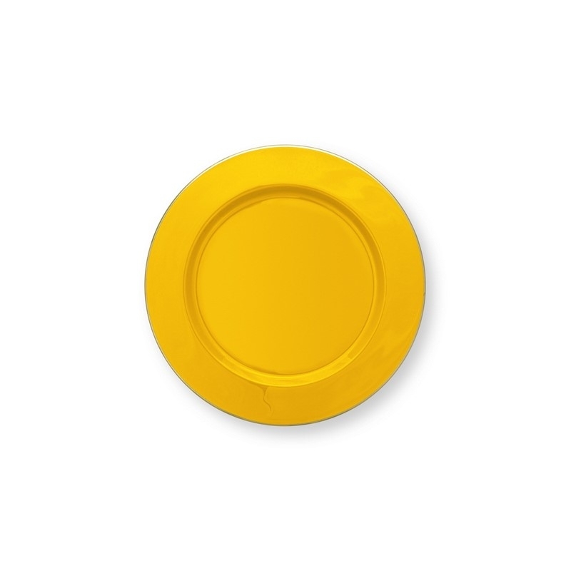 Assiette de présentation Pip Chique en métal Jaune - 32cm