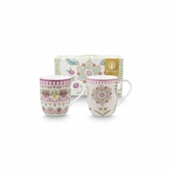 Coffret 2 petits mugs Lily & Lotus - 145ml