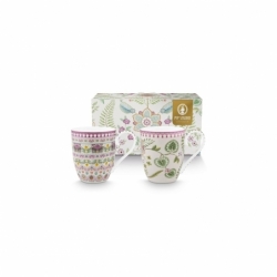 Coffret de 2 mugs XL Lily & Lotus - 450ml