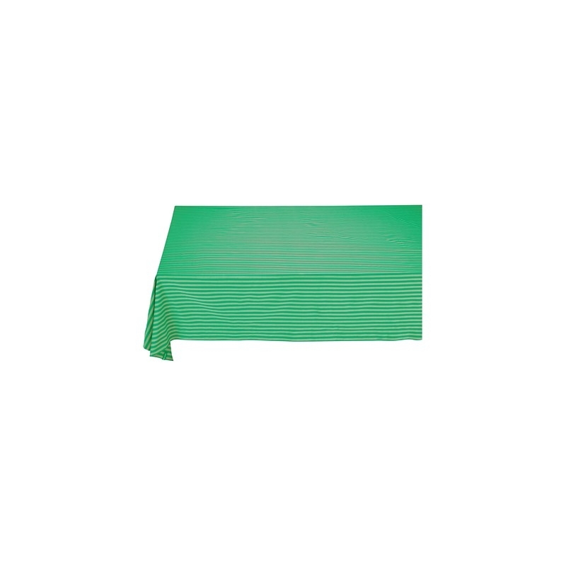 Nappe - Rayée Vert - 160x250cm