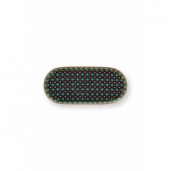 Petit plat ovale Berry Blues Vert - 25x12cm