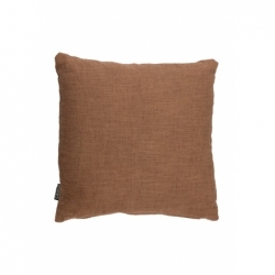 Coussin Linen marron orange - 50x50cm