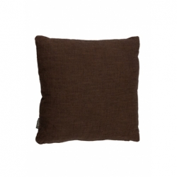 Coussin Linen marron chocolat - 50x50cm