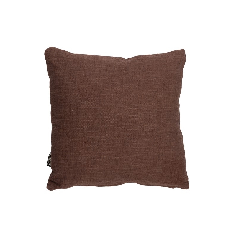 Coussin Linen tabac - 50x50cm