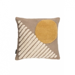 Coussin Alma moutarde - 50x50cm