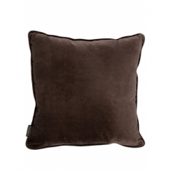 Coussin Faye marron chocolat - 50x50cm