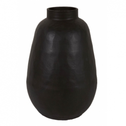 Vase Zoan grande jar Noir - 60x60x77cm