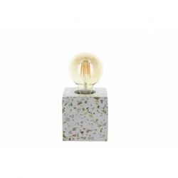 Lampe de bureau Shani Blanc carré S granito -...