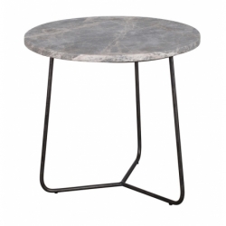 Table basse Minnesota gris - 45x45x43cm