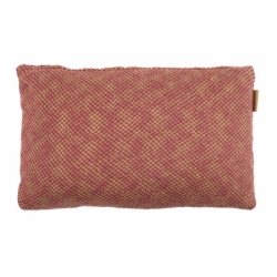 Coussin Qiana Violet Marron - 50x30cm