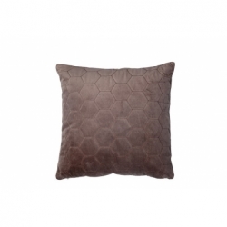 Coussin Leraine marron 50x50cm