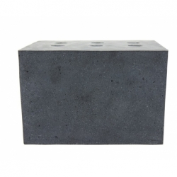 Bougeoir Rudo SQUARE Gris L - 19x20x16cm