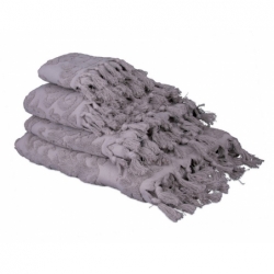 Serviette Hammam Gris - L 140x70x1cm