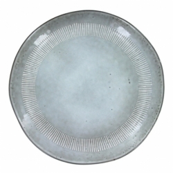 Assiette plate Enzo Gris - Ø: 27x3cm