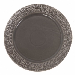 Plateau ethnic céramique Anthracite