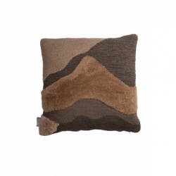 Coussin Milroy marron - 50x50cm