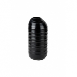 Vase Kenvill noir slim - Ø17x37cm