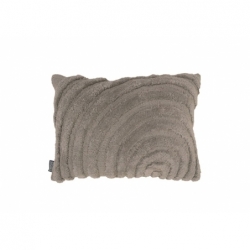 Coussin Atoka taupe - 60x40cm