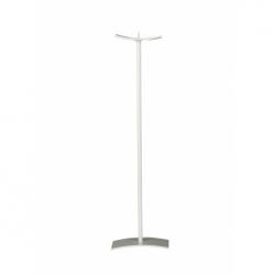 Bougeoir Niles blanc L - 13x8x48cm