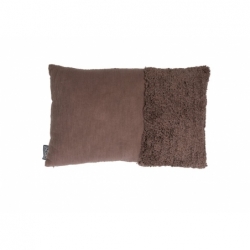 Coussin Taniko marron - 60x40cm