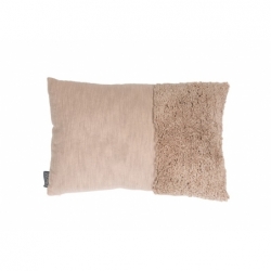 Coussin Taniko taupe - 60x40cm