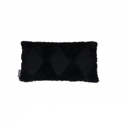 Coussin Namiko noir - 50x30cm