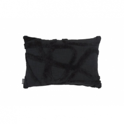 Coussin Taos noir - 60x40cm