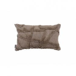 Coussin Taos gris - 50x30cm