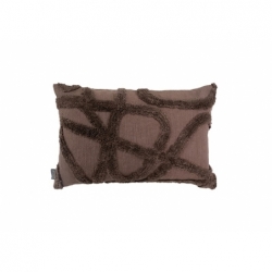 Coussin Taos marron - 60x40cm