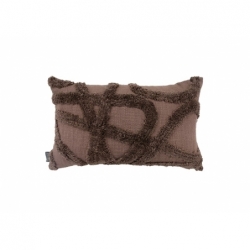 Coussin Taos marron - 50x30cm