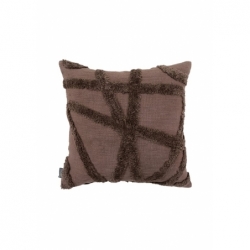 Coussin Taos marron - 50x50cm