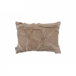 Coussin Taos taupe - 60x40cm